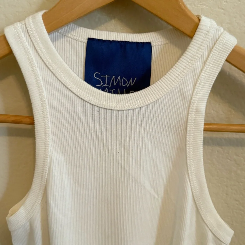 Simon Miller Wynju White Tank Top Size XS - Picture 4 of 10